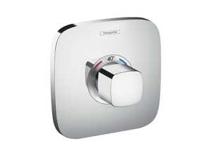 Hansgrohe Ecostat E Set de finition pour mitigeur thermostatique E encastré, chromé (15705000)