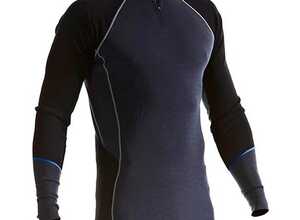 Haut de sous-vêtement col zippé WARM - Blaklader - 48991732 - Gris / Noir - XS