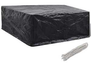 vidaXL Housse à 10 œillets pour mobilier de jardin 260 x 90 cm