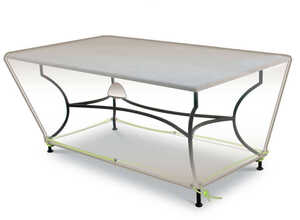 Housse de protection Luxe pour table rectangulaire 160 x 90 x 50 cm