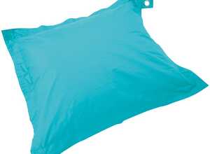 Housse vide pouf XL imperméable Azur - OVIALA