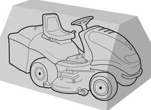Housse de protection pour autoportée 165 x 110 x 100 cm. Housse de protection pour autoportée 165 x 110 x 100 cm.