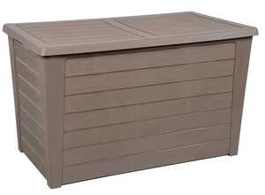 Coffre de rangement Baya - 250 L - Taupe Coffre de rangement Baya - 250 L - Taupe