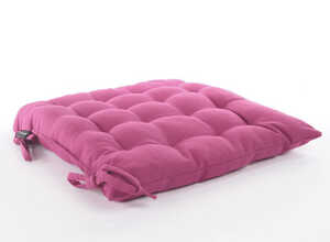 Coussin pour chaise de jardin Framboise 38 x 38 cm