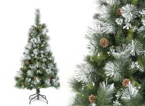 Sapin de Noel artificiel semi floqué Montana Pine - 180 cm