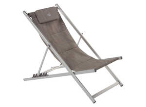 Chilienne avec appuie-tête Honolulu Taupe chiné