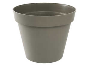 Pot de fleur rond Toscane Ø 60 x H.47 cm - Taupe Pot de fleur rond Toscane Ø 60 x H.47 cm - Taupe
