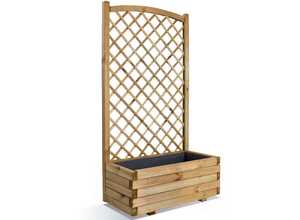 Jardinière en bois rectangulaire Lierre 80 Jardinière en bois rectangulaire Lierre 80