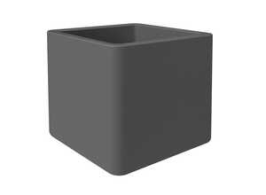 Pot de fleur Pure Soft Brick 40 x H.40 cm - Anthracite