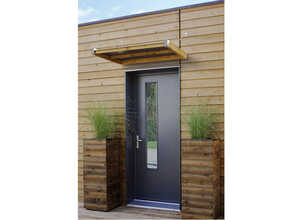 Auvent pour porte de garage PLAA Auvent pour porte de garage PLAA