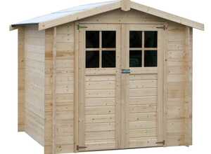 Abri de jardin bois Milovic 19 mm - 4,37 m²