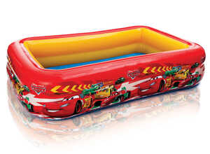 Piscine gonflable rectangulaire CARS INTEX