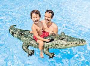 Crocodile gonflable à chevaucher - Intex