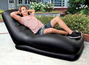 Fauteuil gonflable Black Lounge
