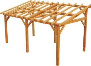 Carport VANOISE 1 voiture JARDIPOLYS- Traité classe 3 - 16 m² Carport VANOISE 1 voiture JARDIPOLYS- Traité classe 3 - 16 m²