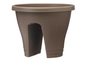 pot de fleurs elho corsica flower bridge Ø 30 cm H. 24 cm taupe