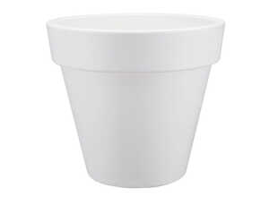 Pot de fleur rond Pure Round Ø 50 x H.44 cm - Blanc