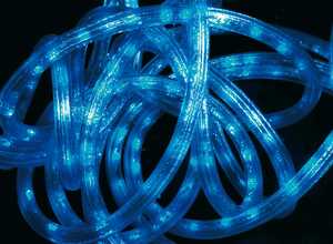 Guirlande lumineuse extérieur Tube LED 8 Fonctions 6 m Bleu