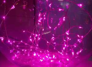 Guirlande lumineuse intérieur Micro 300 LED 15 m Rose