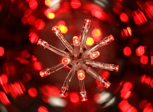 Guirlande Noël extérieur 100 LED 8 Fonctions 6 m Rouge