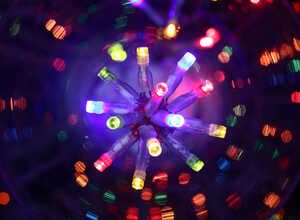 Guirlande Noël extérieur 200 LED 8 Fonctions 12 m Multicolore