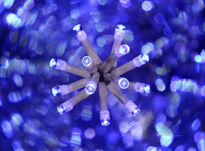 Guirlande Noël extérieur 200 LED 8 Fonctions 12 m Bleu