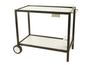 Chariot plancha en inox