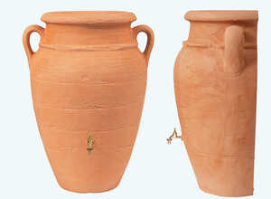 Récupérateur eau de pluie Amphore Antik mural 260L GARANTIA Terracotta Récupérateur eau de pluie Amphore Antik mural 260L GARANTIA Terracotta