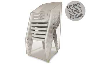 Housse de protection Luxe pour piles de chaises 66 x 66 x 110 cm