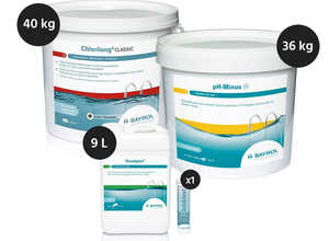 Kit de traitement complet au chlore (81-100 m³) - Bayrol