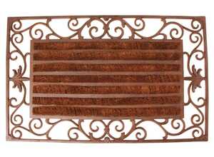 Paillasson tapis fonte rouleaux coco interchangeables - 74 x 46 cm Paillasson tapis fonte rouleaux coco interchangeables - 74 x 46 cm