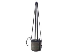 Pot de fleur suspendu tuteur 3L matière géotextile - Marron Pot de fleur suspendu tuteur 3L matière géotextile - Marron