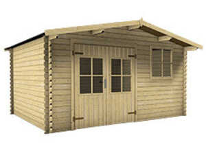 Abri de jardin KIWI 28 mm 14m²