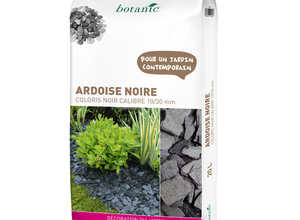 Ardoise noire pour jardin de calibre 10 à 30 mm en sac de 20 L Ardoise noire pour jardin de calibre 10 à 30 mm en sac de 20 L