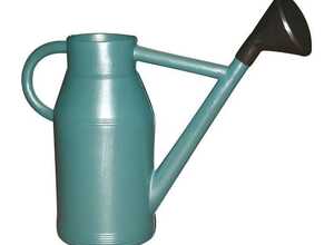 Arrosoir rond lyonnais vert métal de 11 litres