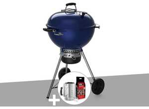 Barbecue à charbon Weber Master-Touch GBS C-5750 57 cm Deep Ocean Blue avec kit d'allumage - Bleu