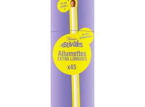 Boîte d’allumettes extra longues x 45 Boîte d’allumettes extra longues x 45