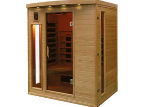 Cabine de sauna infrarouge Apollon - 3 places Cabine de sauna infrarouge Apollon - 3 places