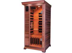 Cabine de sauna Infrarouge Luxe - 1 place - 90 x 90 x 190 cm Cabine de sauna Infrarouge Luxe - 1 place - 90 x 90 x 190 cm