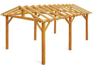 Carport voiture Vercors - 19.5 m² - 5.40 x 3.34 x 2.84 m Carport voiture Vercors - 19.5 m² - 5.40 x 3.34 x 2.84 m