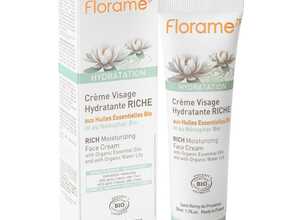 Crème de visage hydratante et riche bio en tube de 50 ml
