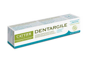 Dentifrice dentargile menthe bio en tube de 75 ml