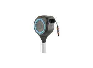 Dévidoir automatique sur pic RollUp m 20 m Bleu turquoise (18614-20) - Gardena