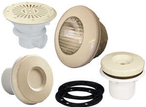 Filtration piscine - Kit pièces à Sceller N°2 Beige Filtration piscine - Kit pièces à Sceller N°2 Beige