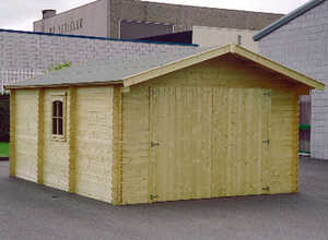Garage bois - 24.14 m² - 4.03 x 5.99 x 2.66 m -28mm