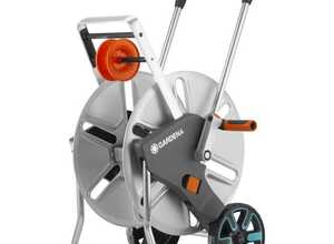 GARDENA Dévidoir métal sur roues CleverRoll L Easy – Longueur max 100m – Pour grand jardin – Livré monté – Garantie 5 ans (9822-20) GARDENA Dévidoir métal sur roues CleverRoll L Easy – Longueur max 100m – Pour grand jardin – Livré monté – Garantie 5 ans (9822-20)