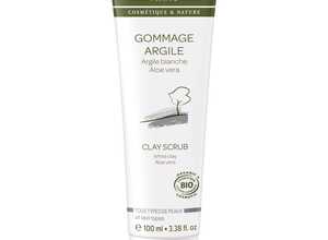 Gommage à l’argile blanche Cattier bio en format de 100 ml