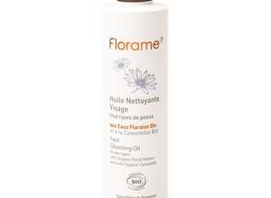 Huile nettoyante visage bio en flacon de 200 ml