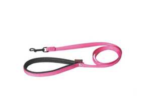Laisse chien nylon 16mm / 120cm rose