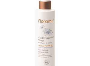 Lait démaquillant pour visage bio en flacon de 200 ml